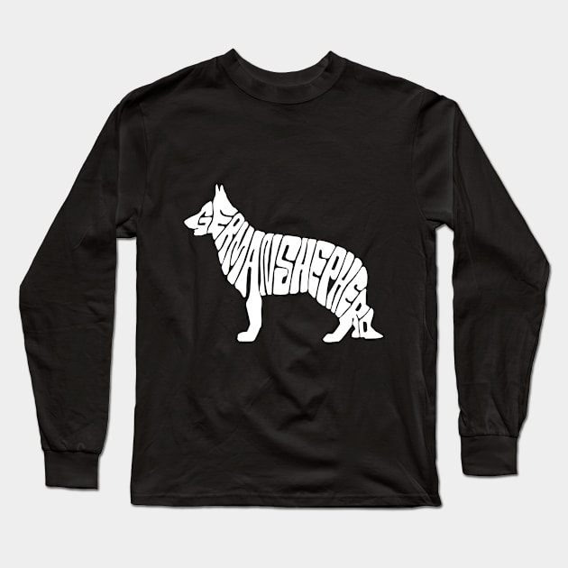 German Shepherd Long Sleeve T-Shirt by JoyFabrika